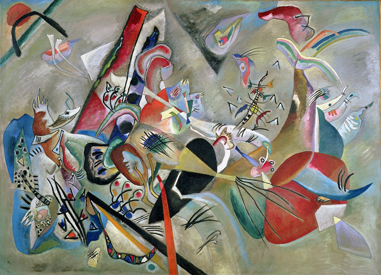 No Cinza, 1919 de Wassily Kandinsky