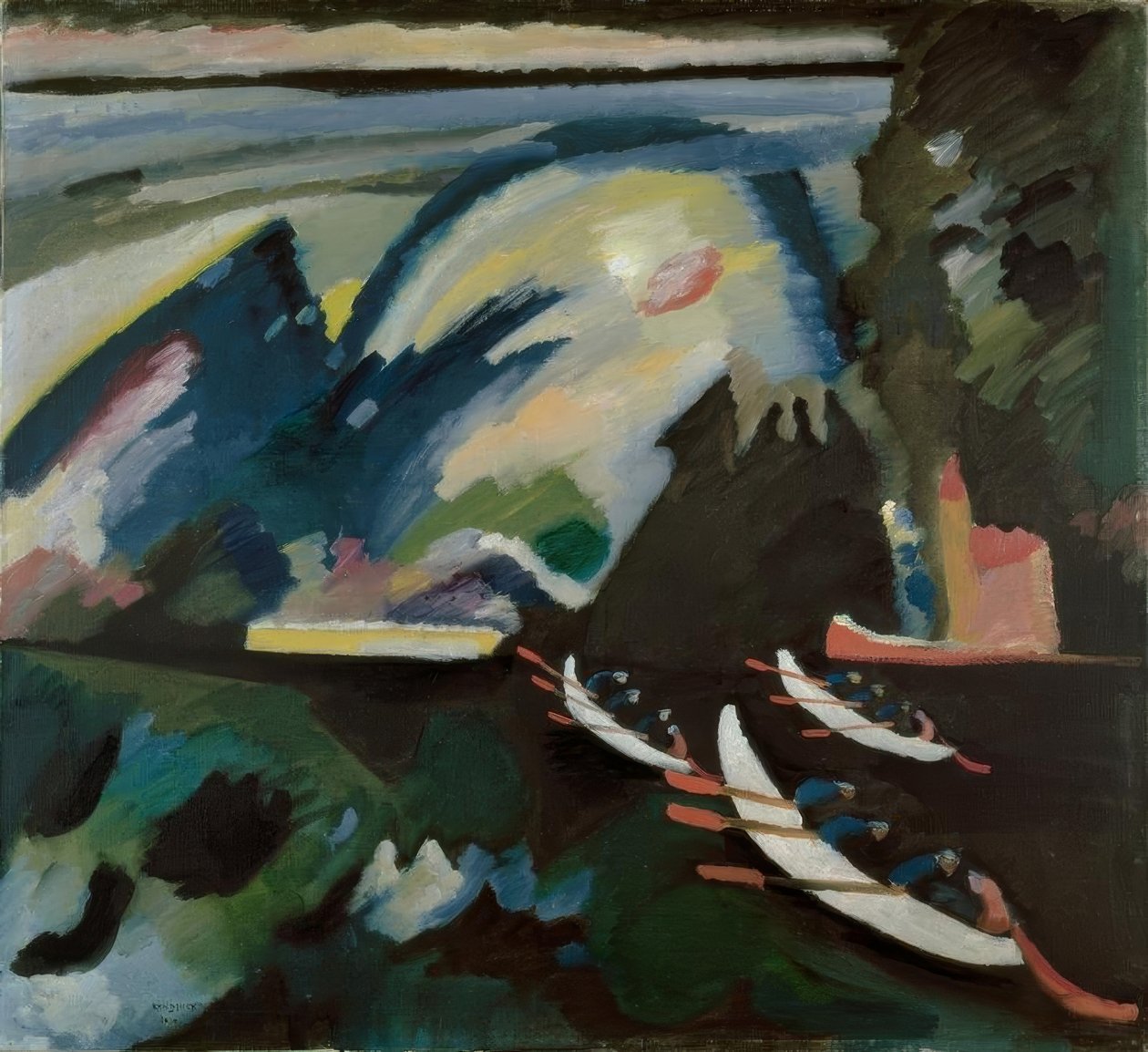 Kahnfahrt (ver) de Wassily Kandinsky