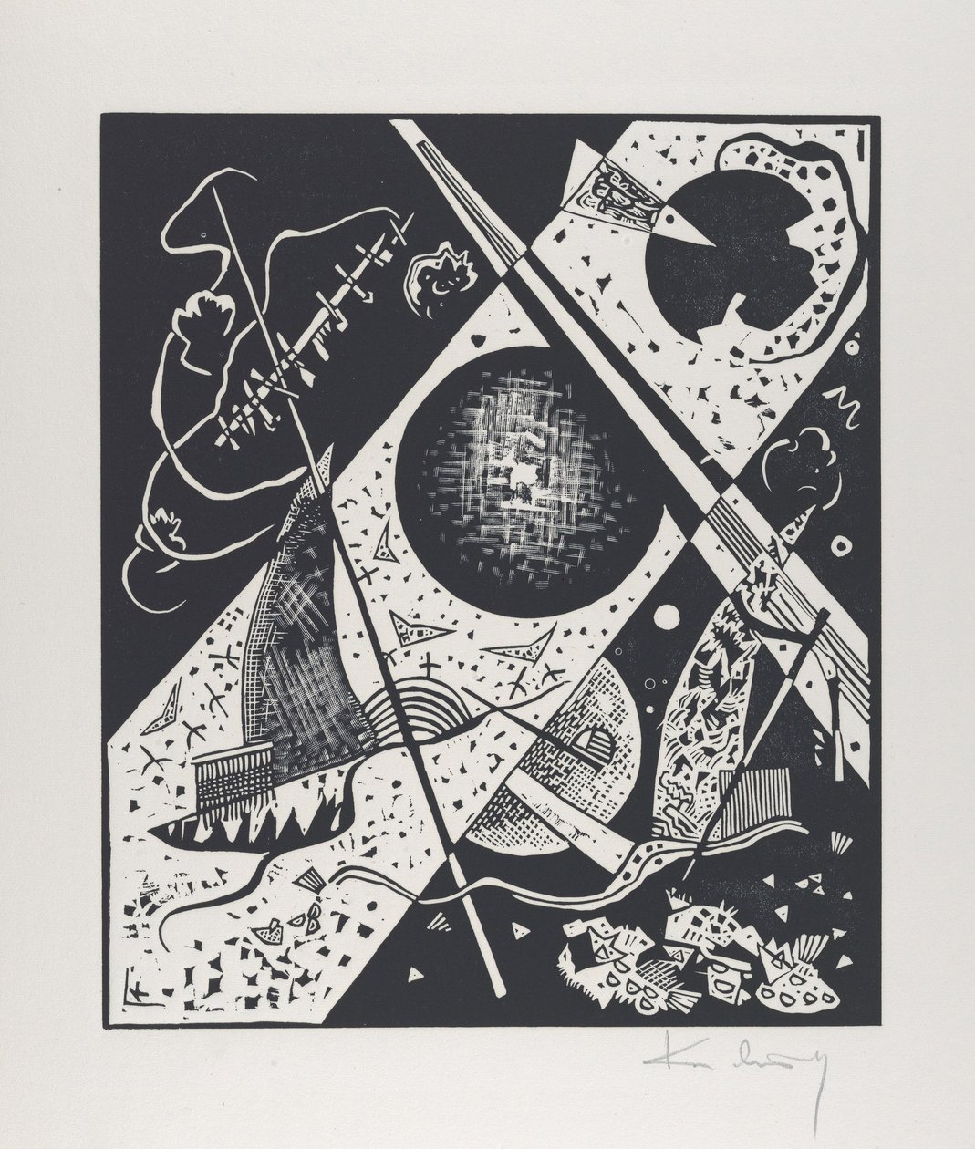 Pequenos Mundos VI (Pequenos Mundos VI), 1922 de Wassily Kandinsky
