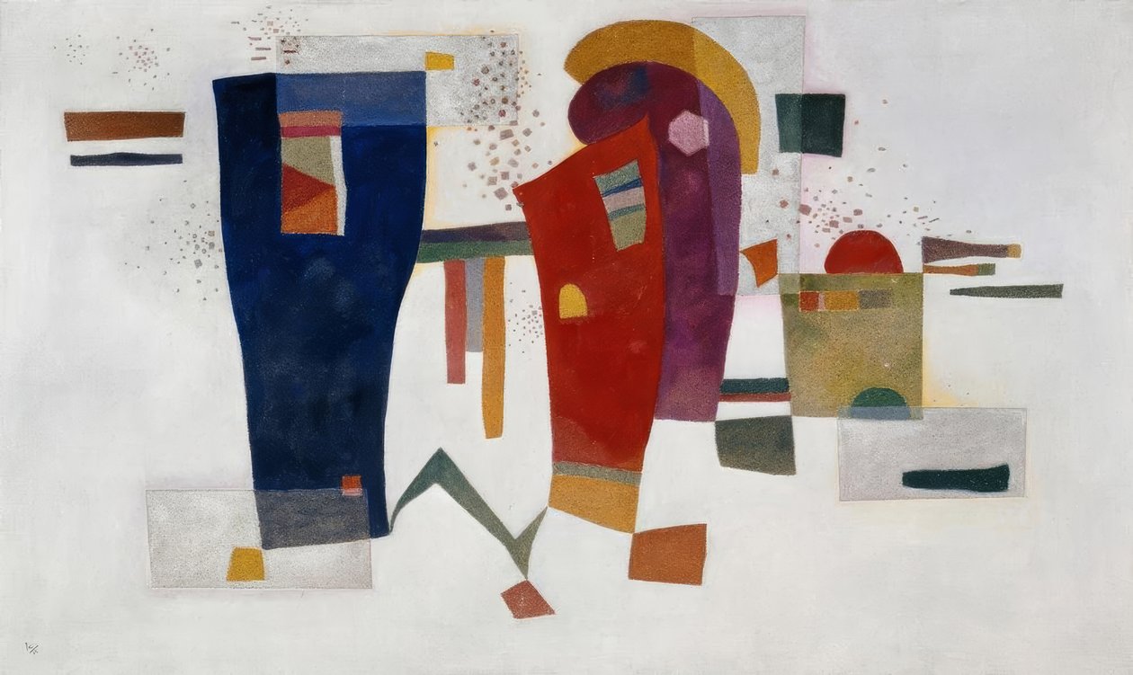 Contraste com acompanhamento de Wassily Kandinsky