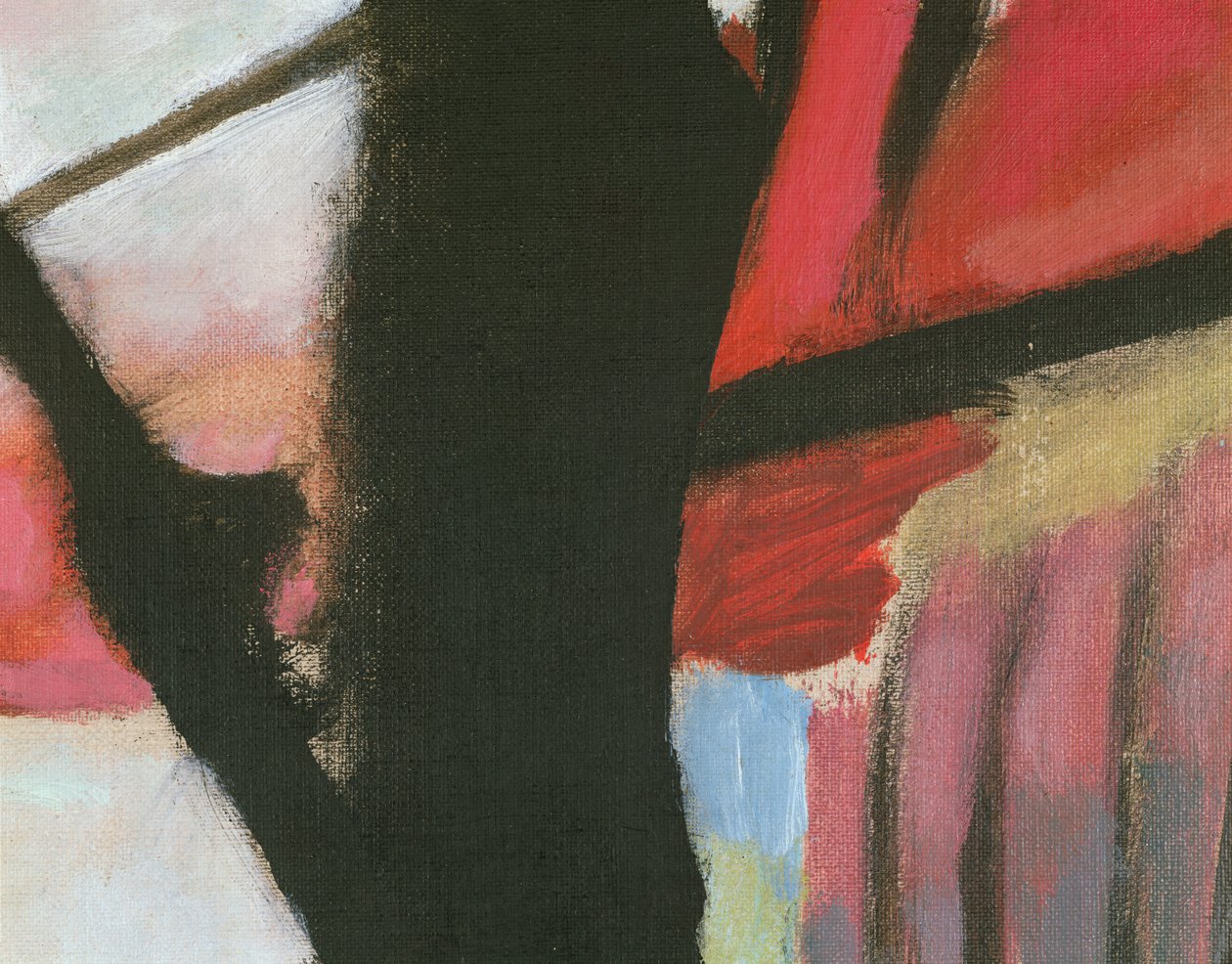 Paisagem com arco preto, detalhe de Wassily Kandinsky