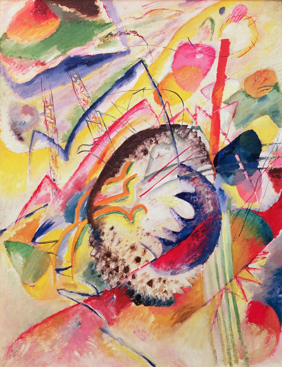 Grande estudo, 1914 de Wassily Kandinsky