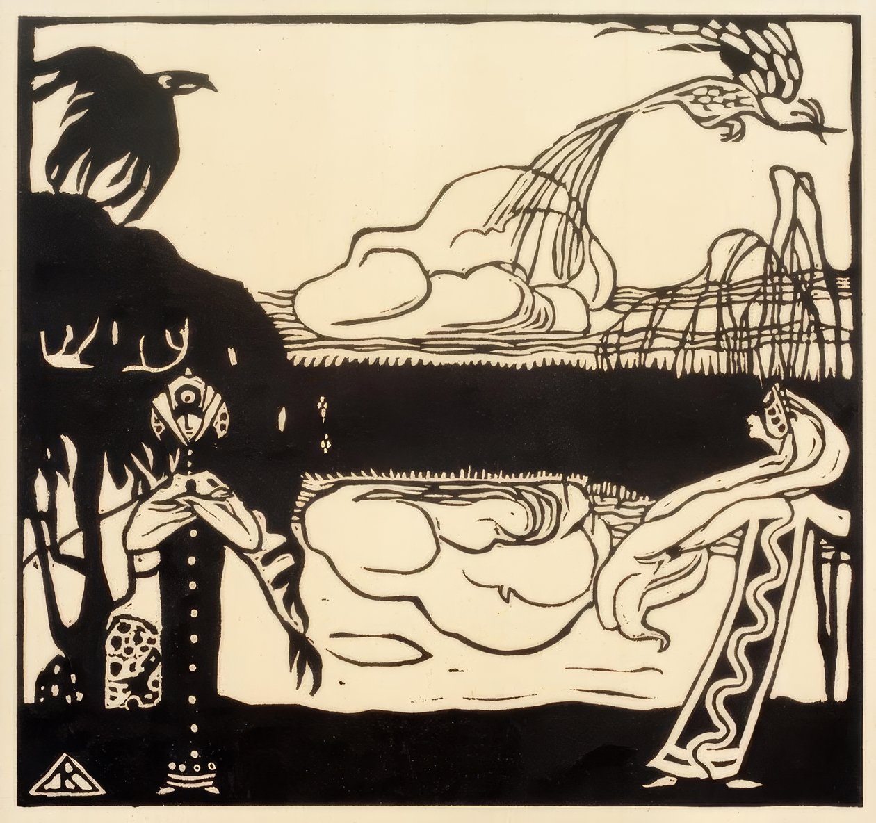 Pássaros de Wassily Kandinsky
