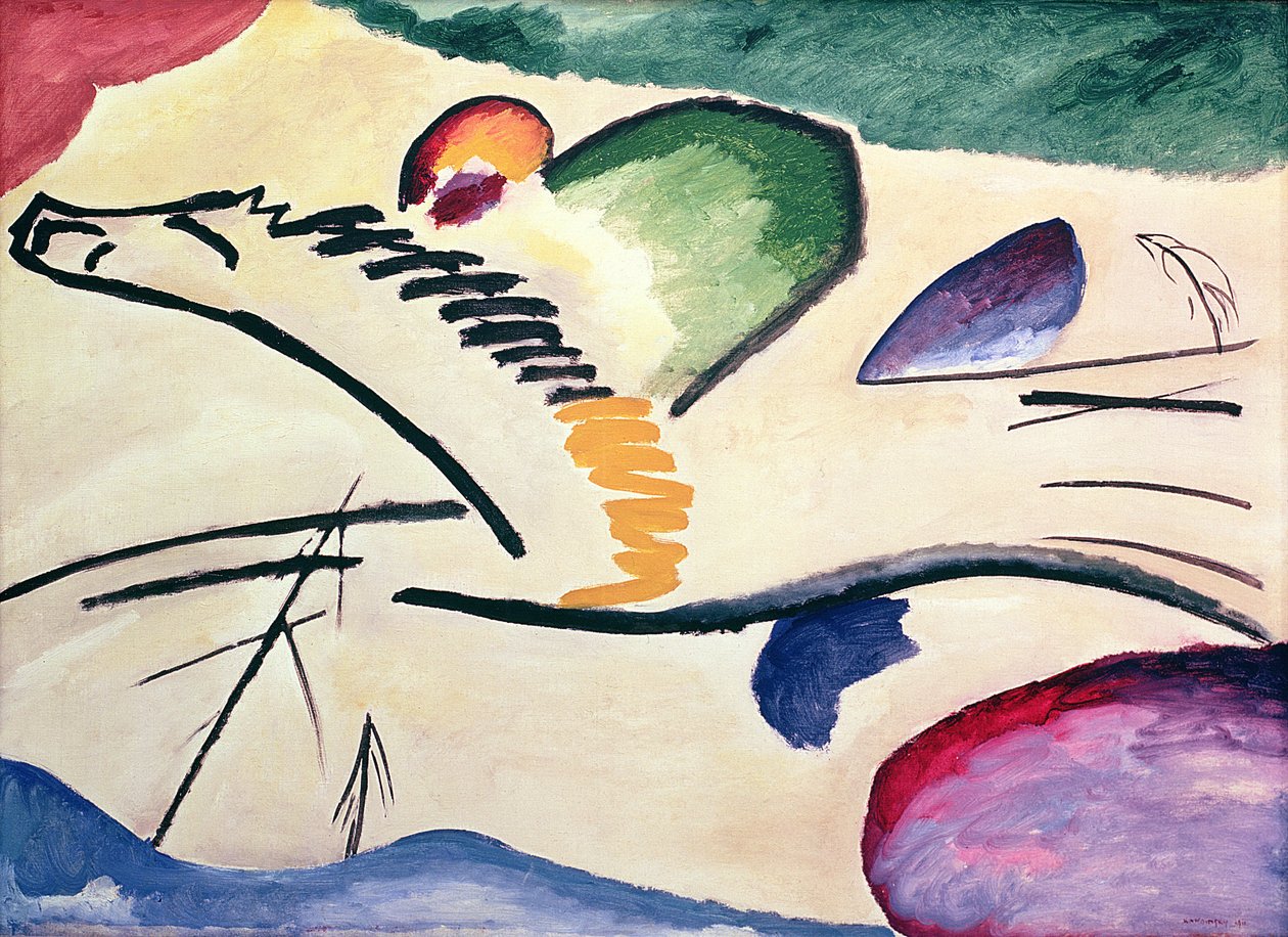 Lírico, 1911 de Wassily Kandinsky