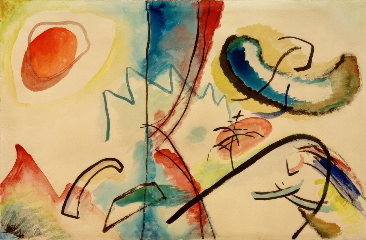 Sem título (improvisação) de Wassily Kandinsky