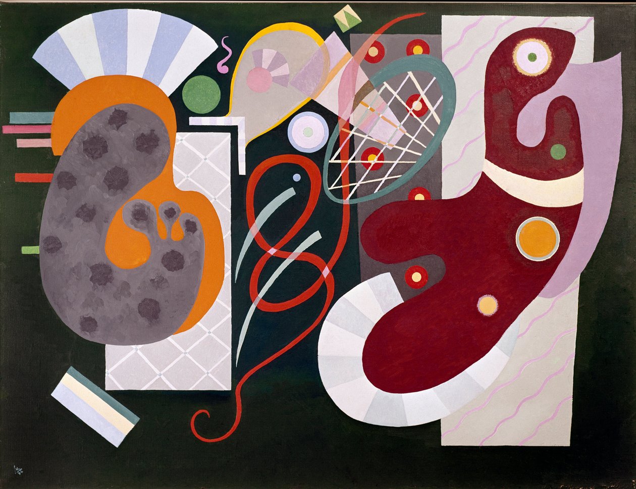 Pintura de nó vermelho por Vassily Kandinsky de Wassily Kandinsky