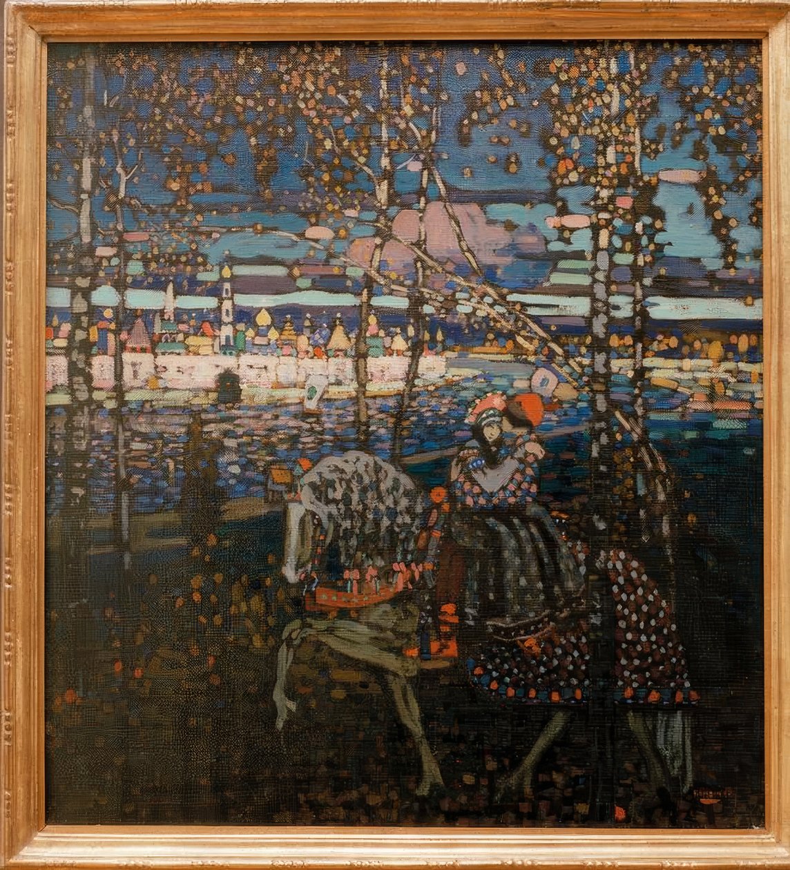 Casal de equitação de Wassily Kandinsky