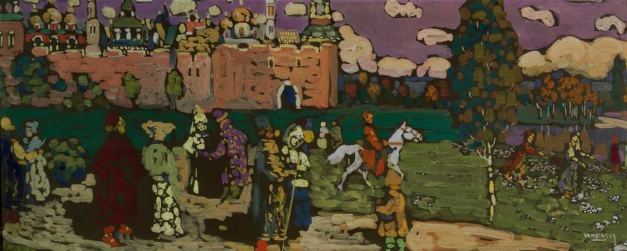 Cena russa de Wassily Kandinsky