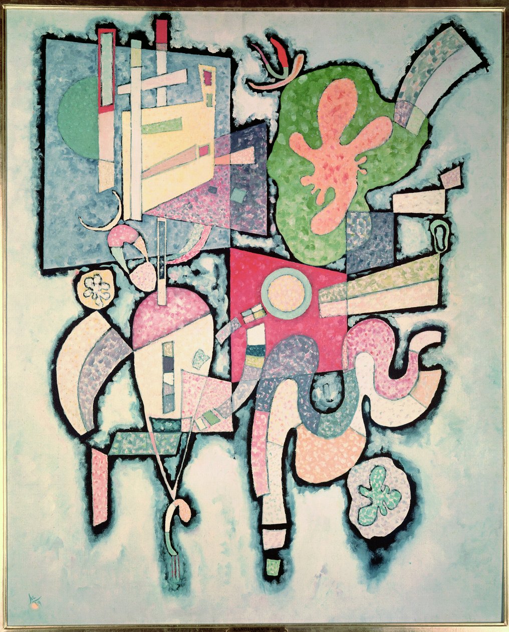Complexidade Simples ou, Ambiguidade, 1939 de Wassily Kandinsky