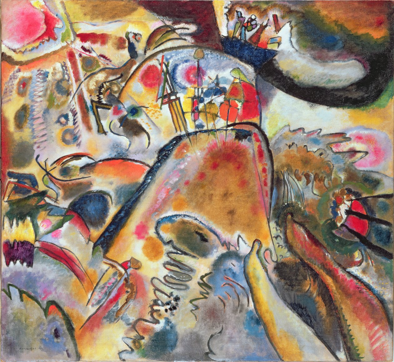 Pequenos Prazeres, 1913 de Wassily Kandinsky