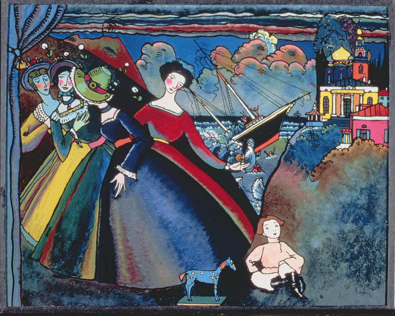 O navio de Wassily Kandinsky