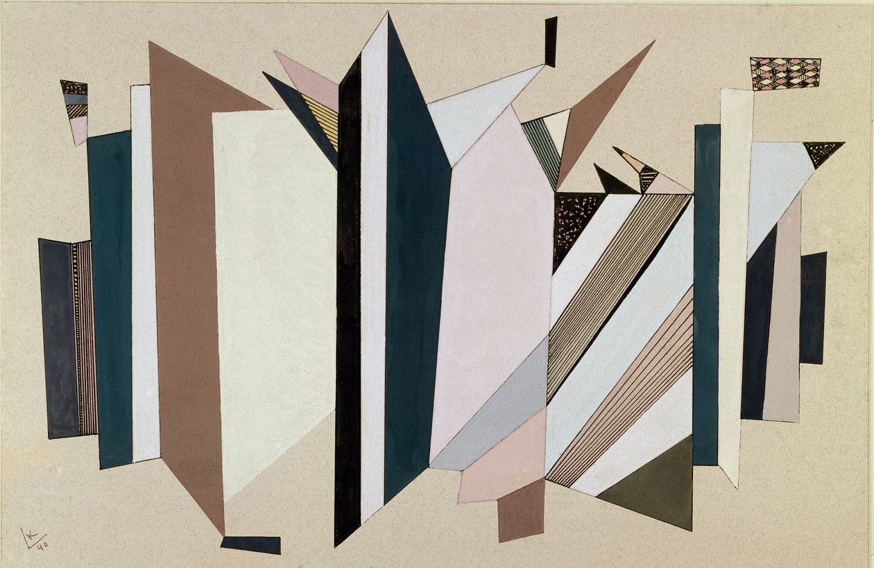 Pintura sem título por Vassily Kandinsky de Wassily Kandinsky
