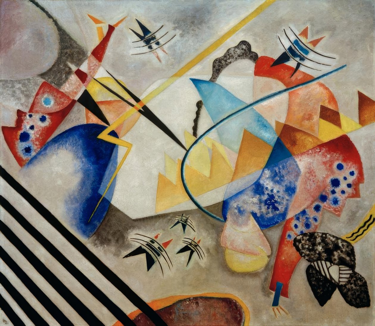 Centro branco de Wassily Kandinsky