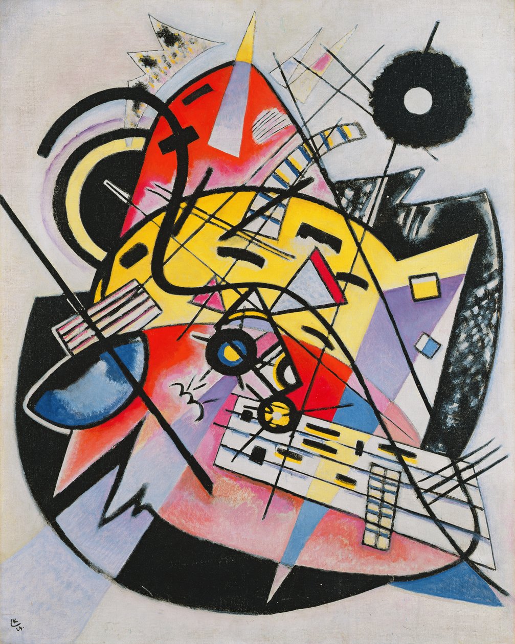 Ponto branco de Wassily Kandinsky