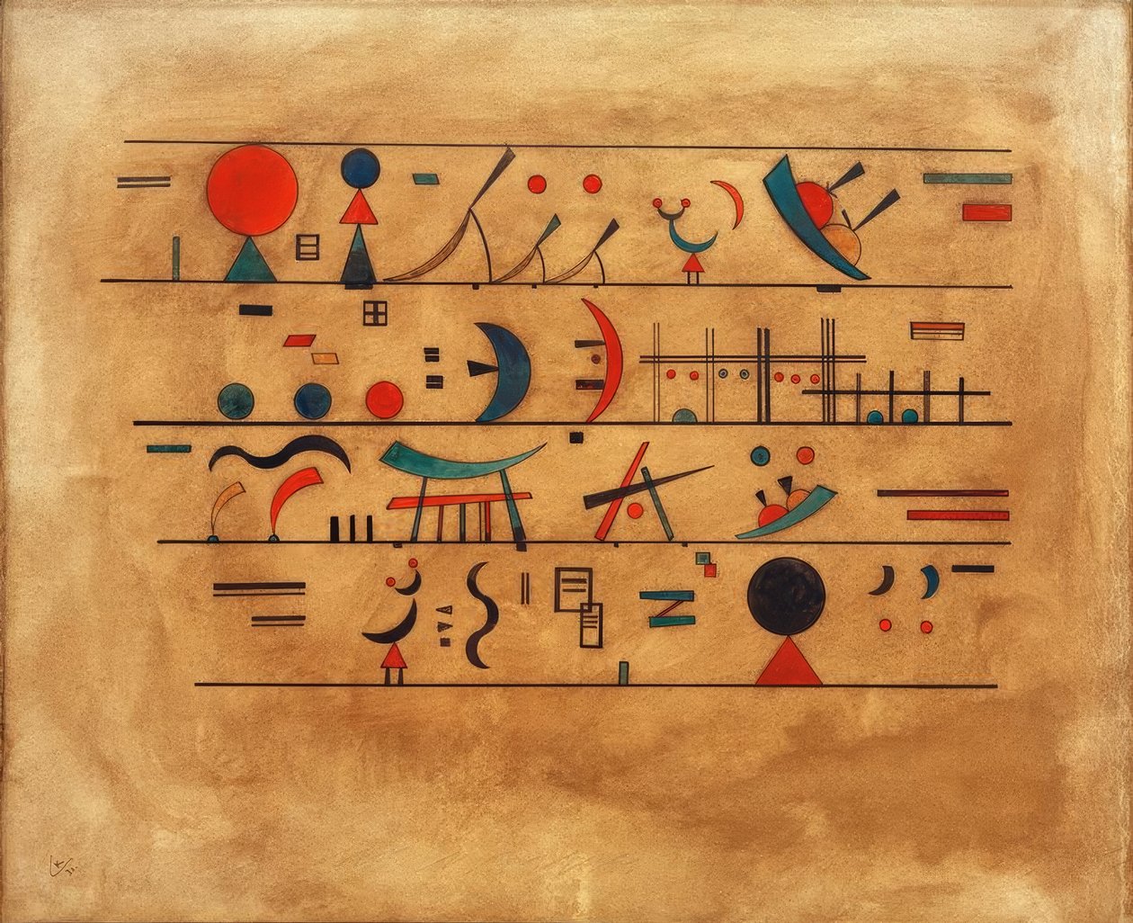 cadeias de caracteres de Wassily Kandinsky