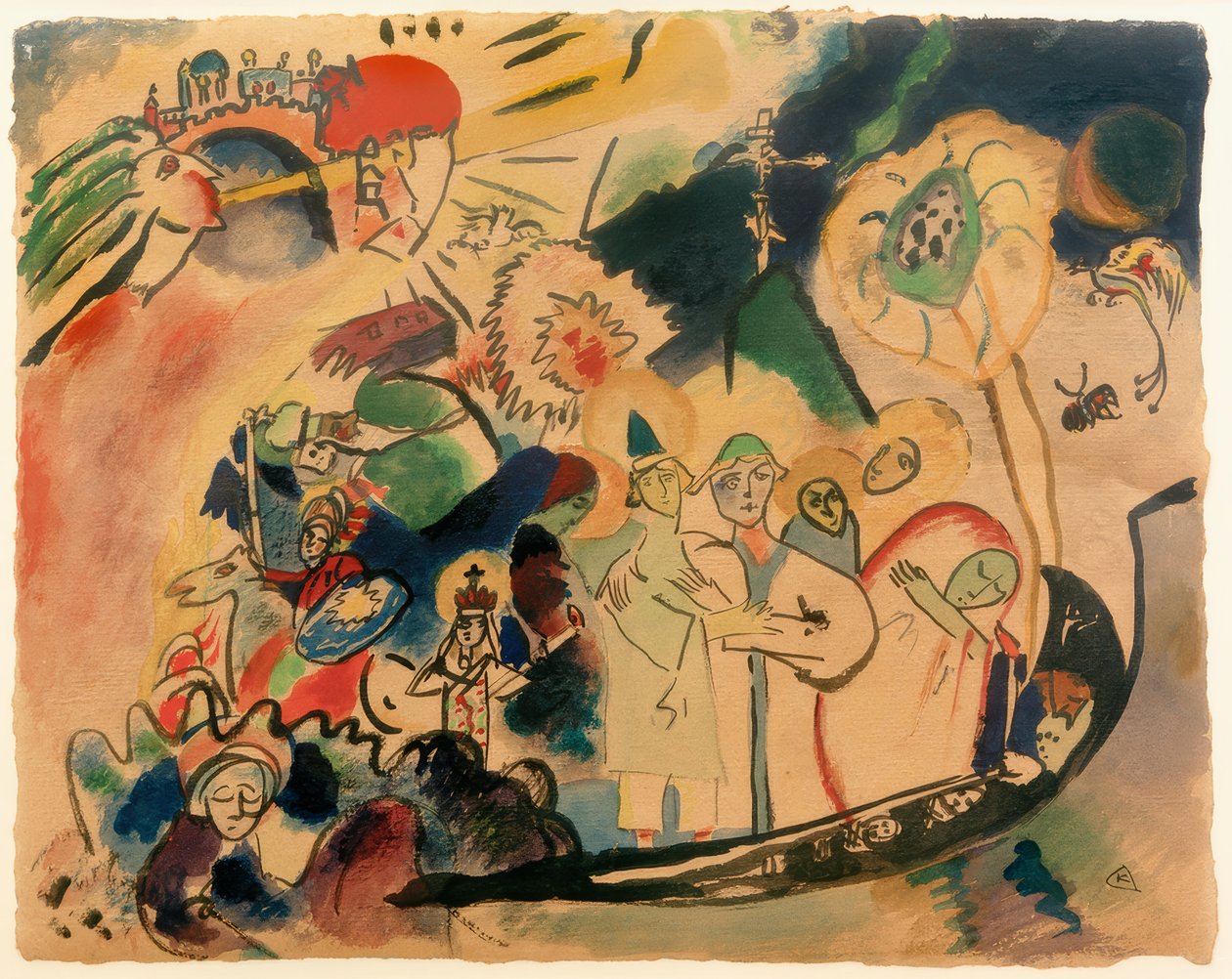 Dia de Todos os Santos de Wassily Kandinsky