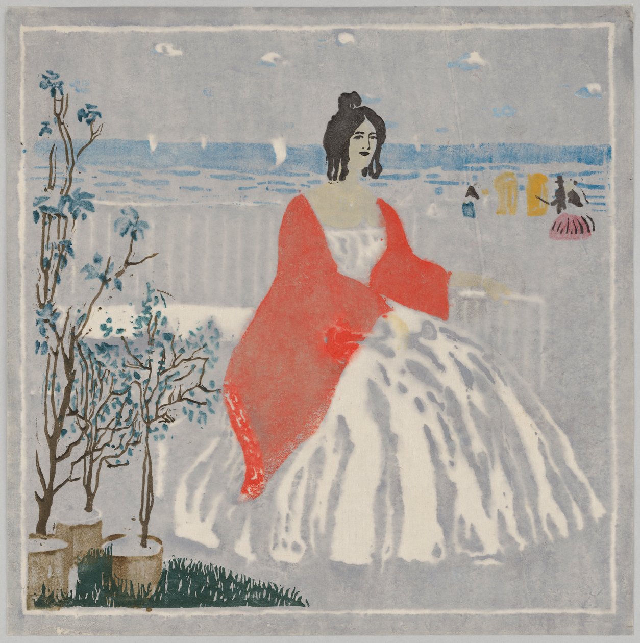 À beira-mar de Wassily Kandinsky