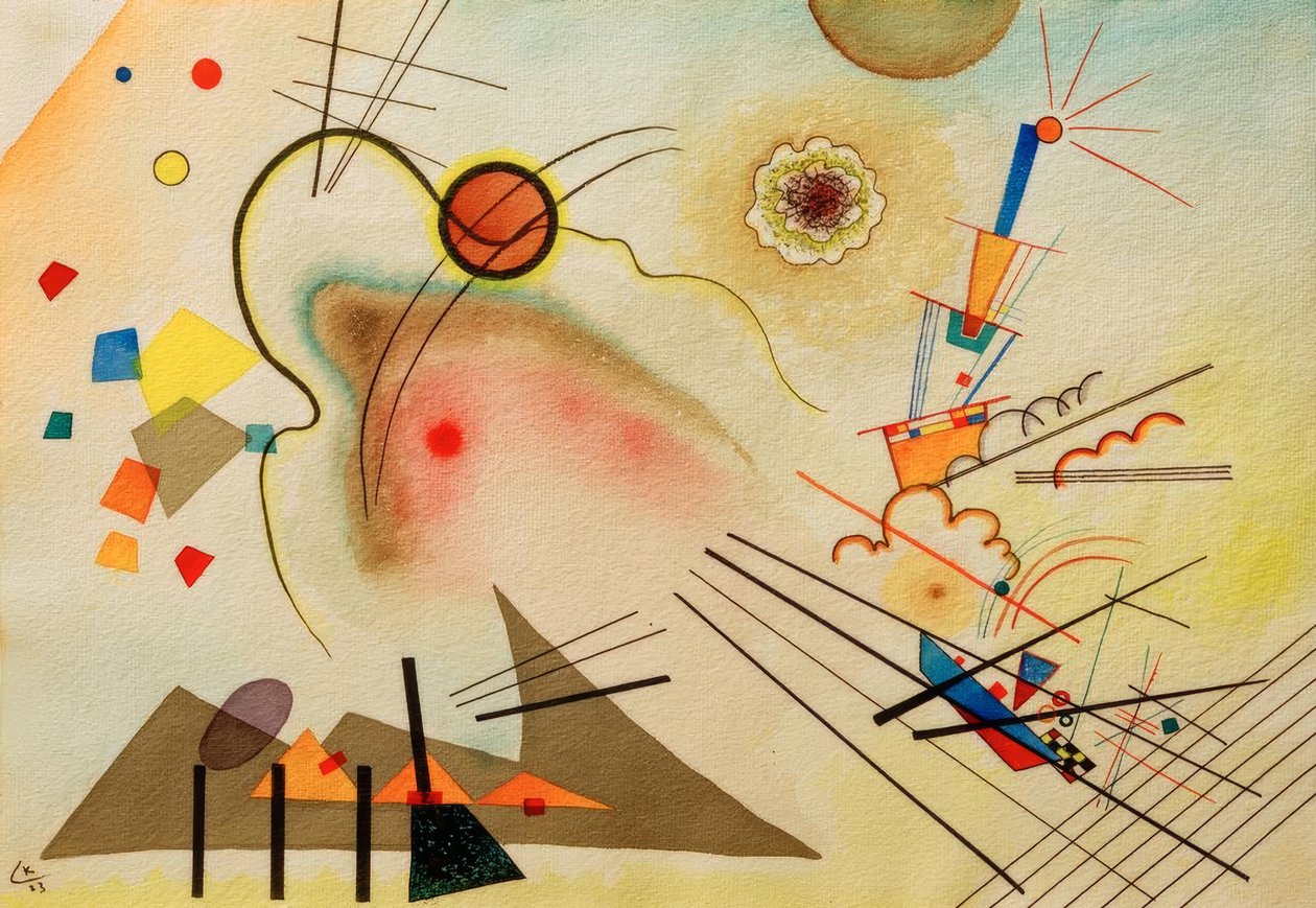 Aquarela nº 606 | Wassily Kandinsky | Impressão de arte