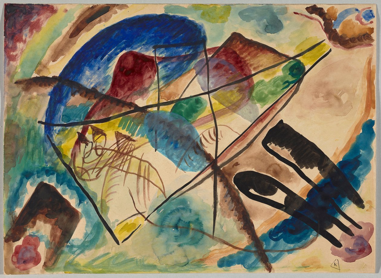 Aguarela VIII de Wassily Kandinsky