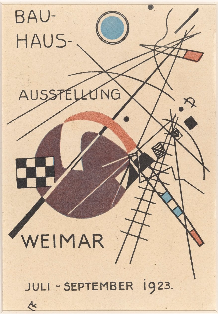 Exposição Bauhaus, 1923. de Wassily Kandinsky