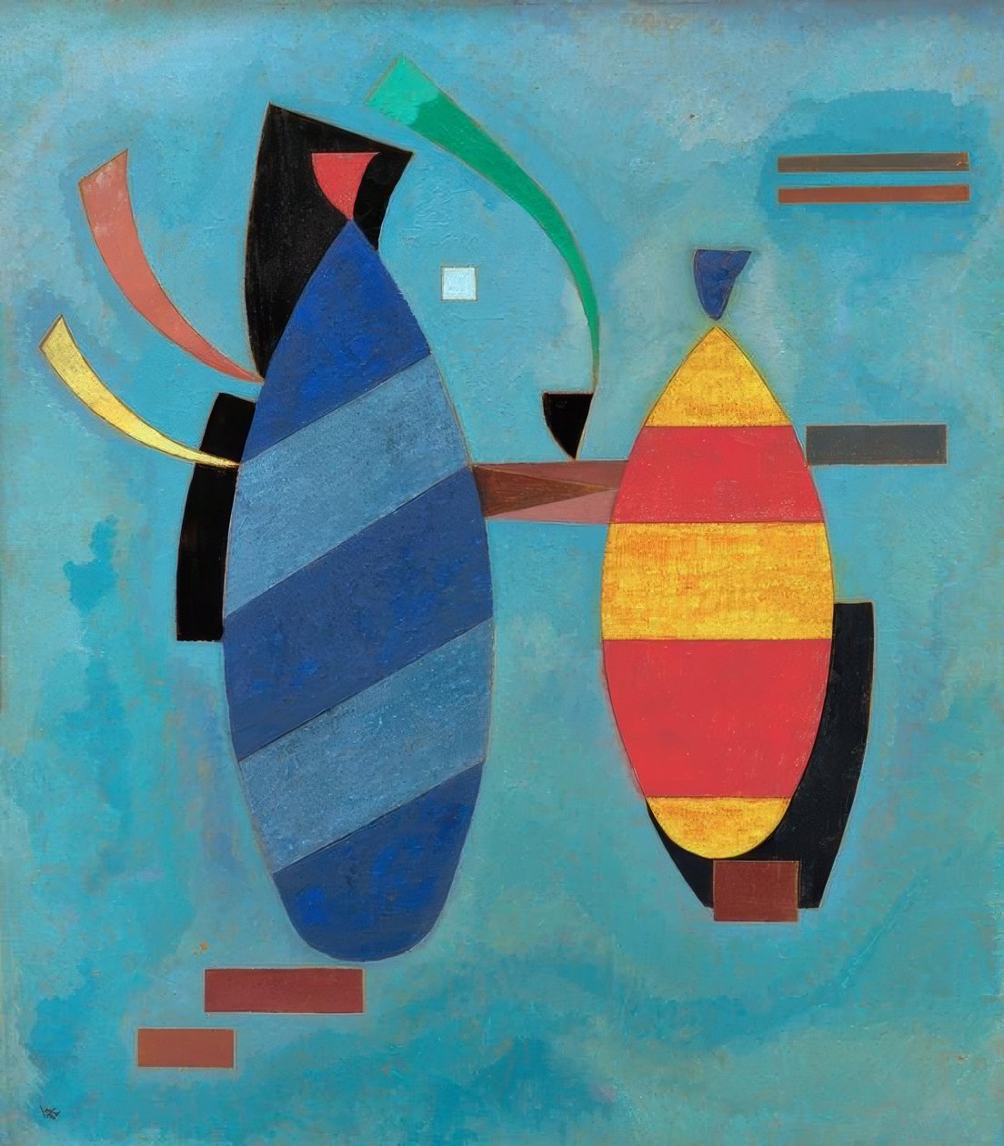 Ambos listrados de Wassily Kandinsky