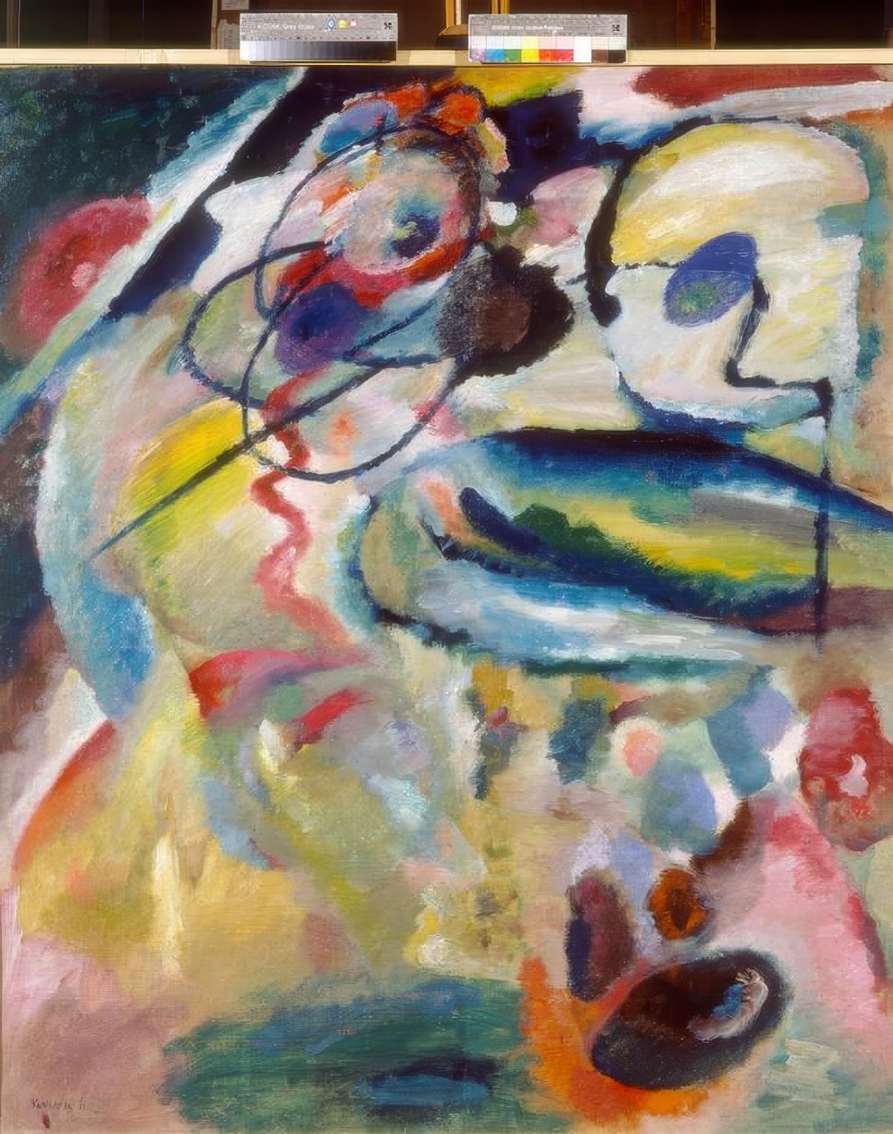 Imagem com círculo de Wassily Kandinsky