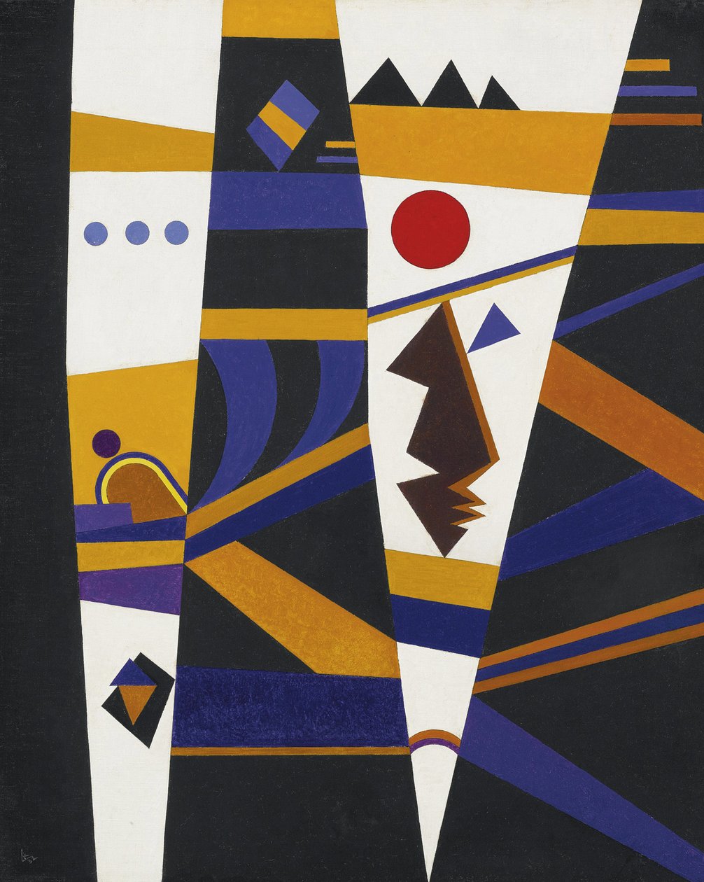 Binding par Kandinsky, Wassily Vasilyevich (1866-1944). Óleo sobre tela, tamanho : 70x60 de Wassily Kandinsky