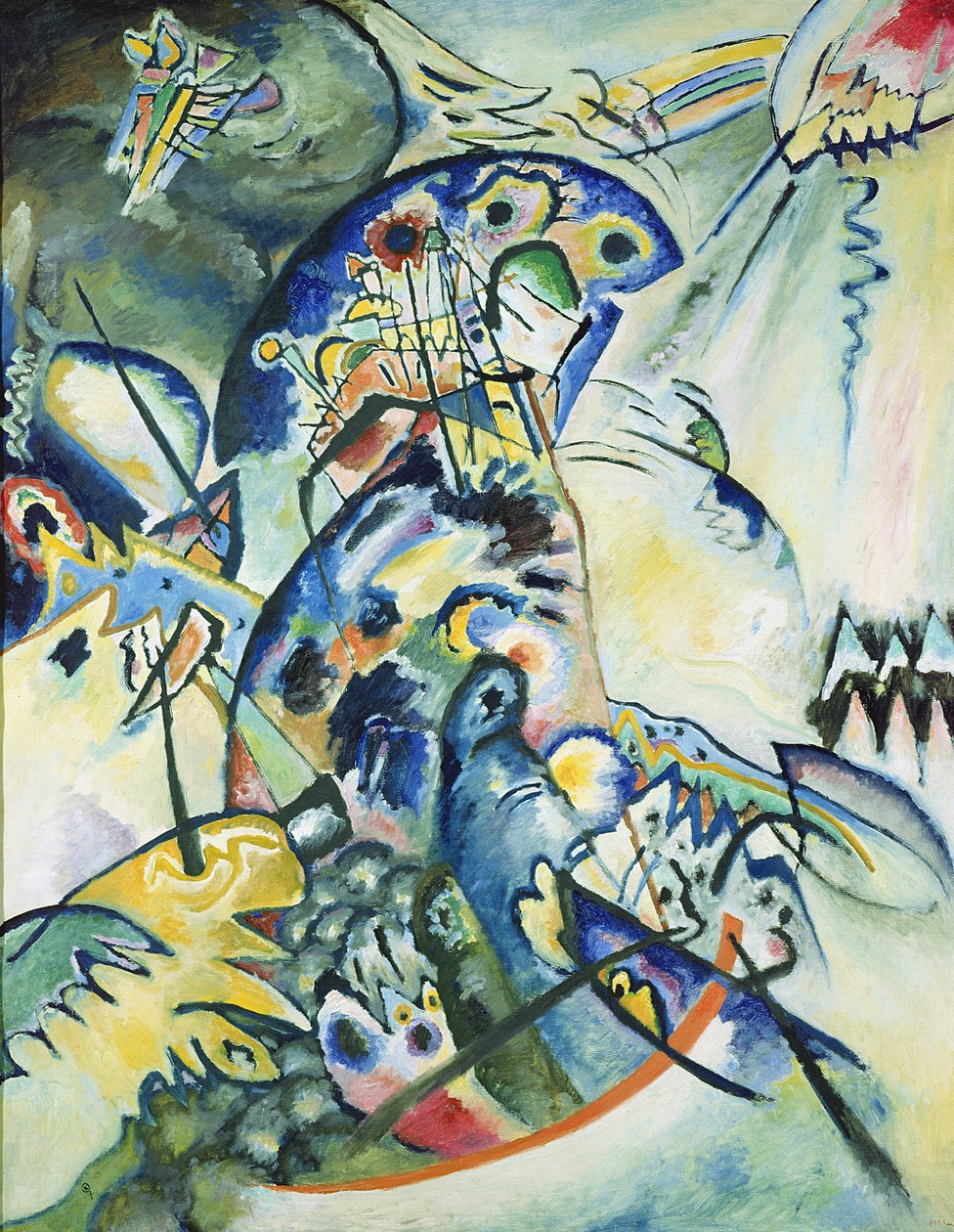 Pente Azul, 1917 de Wassily Kandinsky