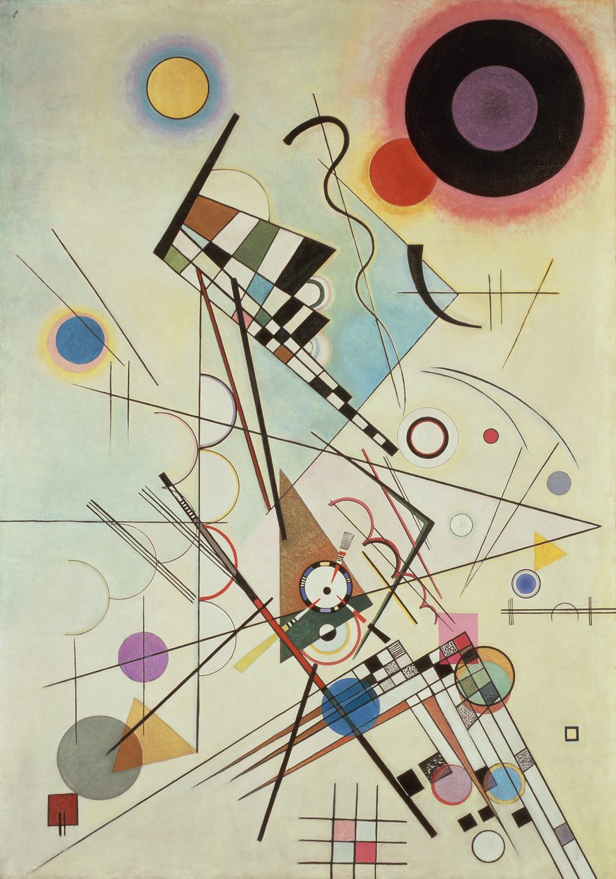 Composição 8 de Wassily Kandinsky