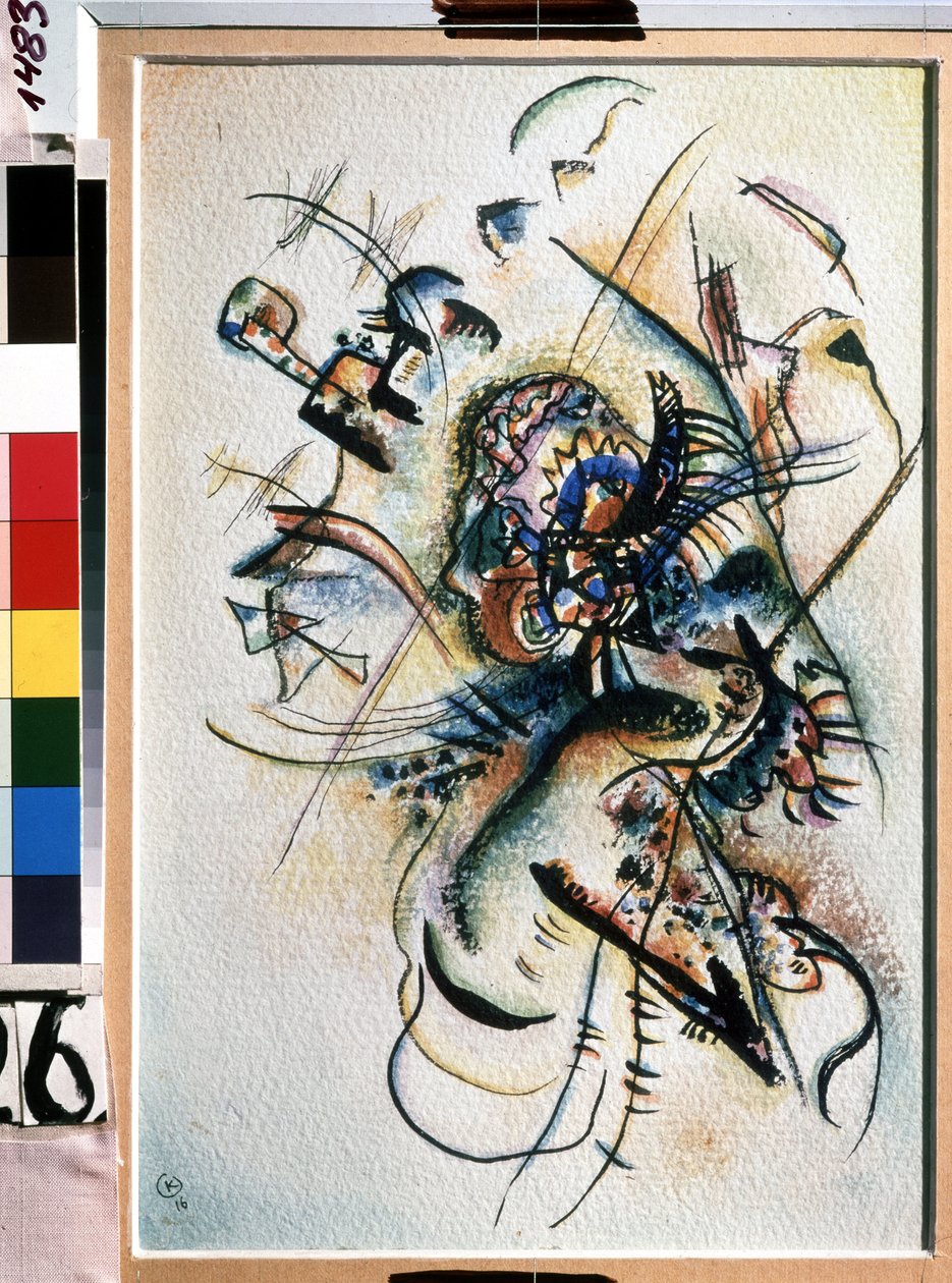 ""Composição"" Pintura por Vassily Kandinsky (ou Wassily Kandinsky ou Kandinskyj de Wassily Kandinsky
