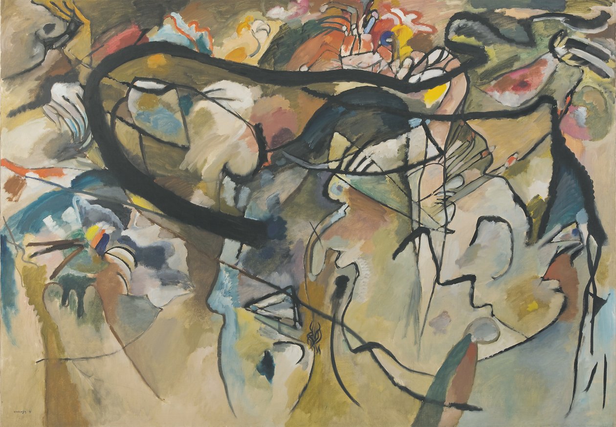 Composição V de Wassily Kandinsky
