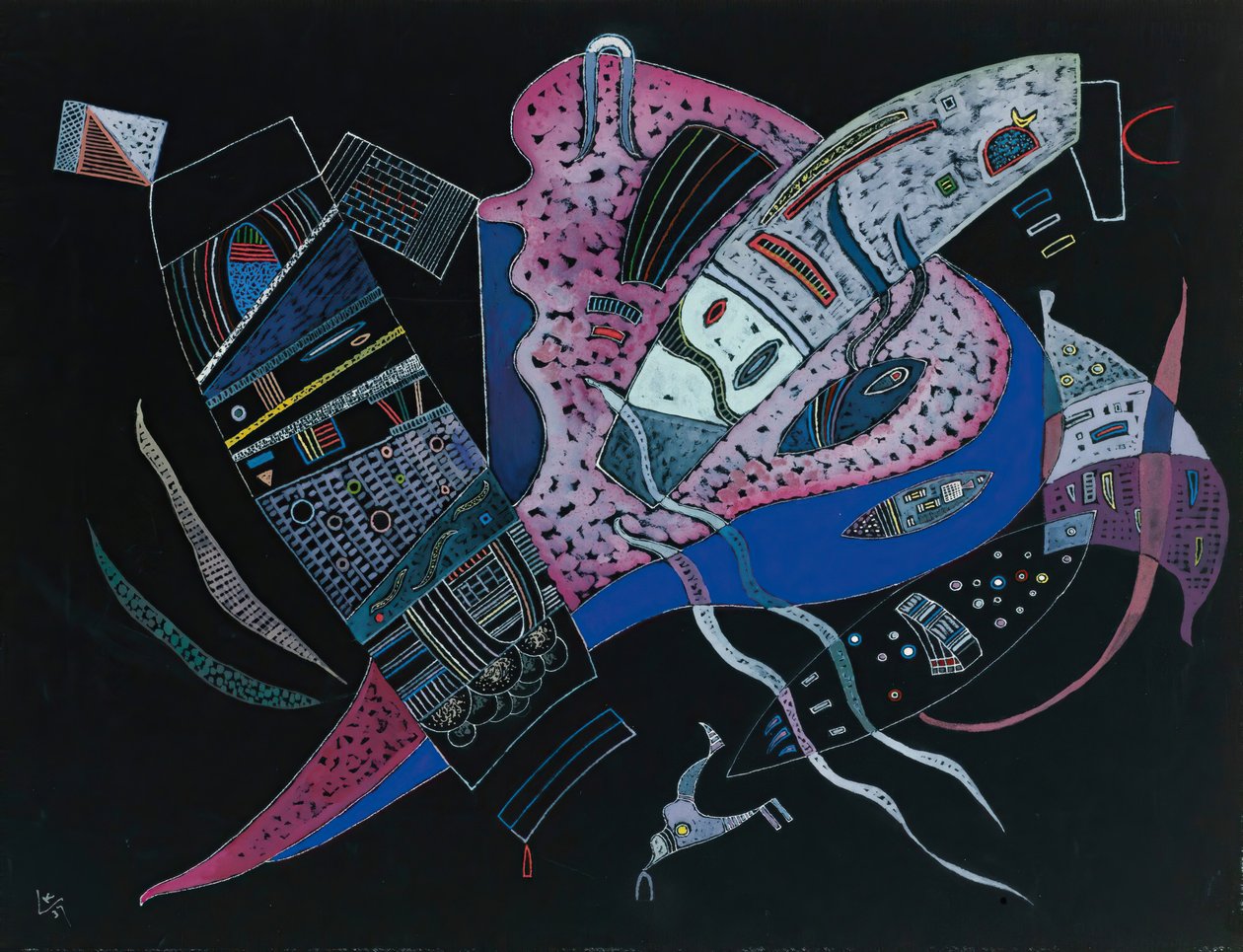 Concentrado, 1937. de Wassily Kandinsky