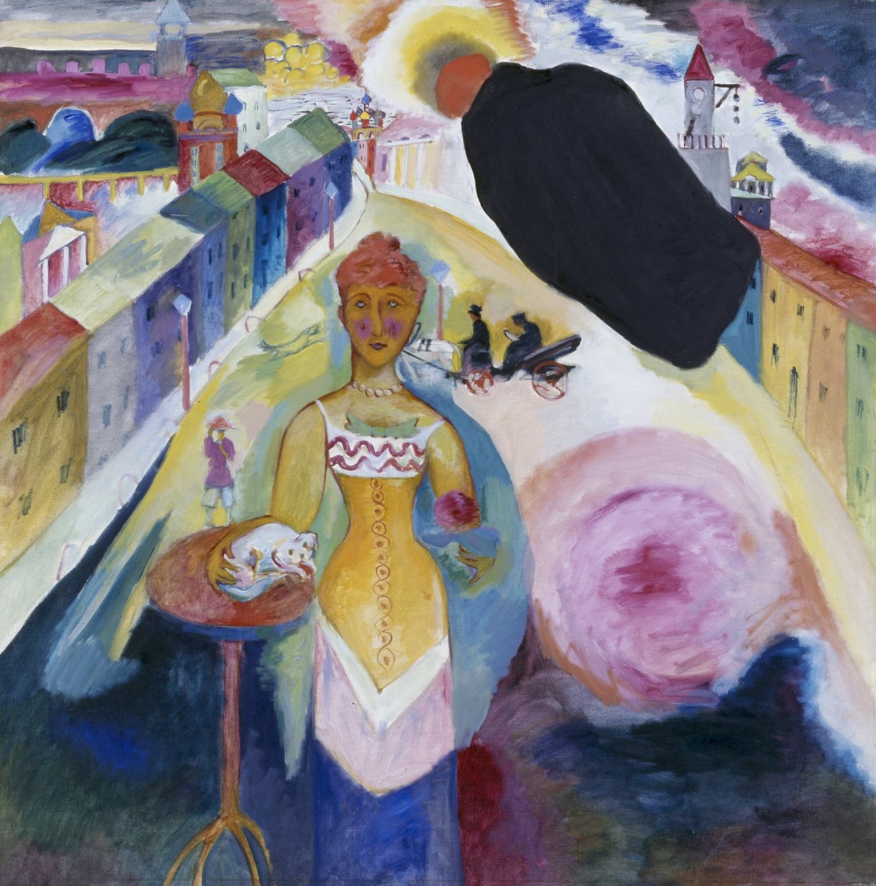 Senhora em Moscovo de Wassily Kandinsky