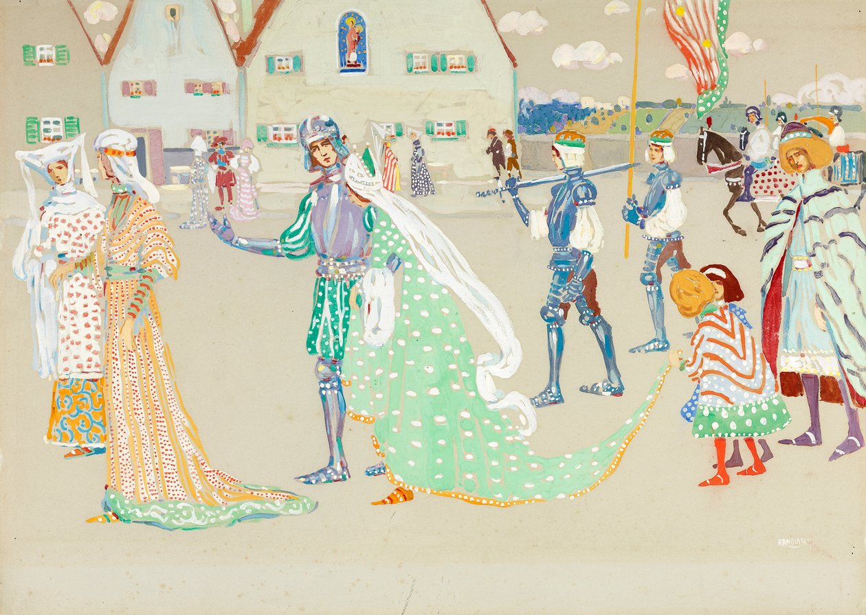 O jovem casal de Wassily Kandinsky