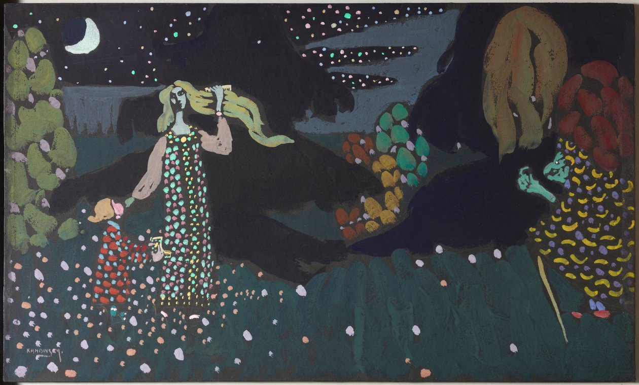 A noite de Wassily Kandinsky