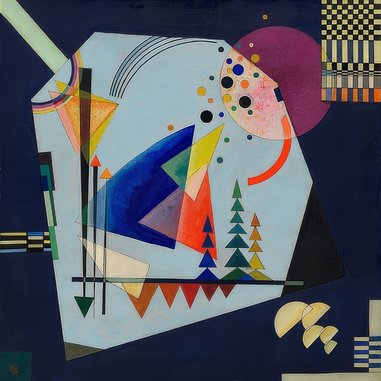 Três sons 1926 de Wassily Kandinsky