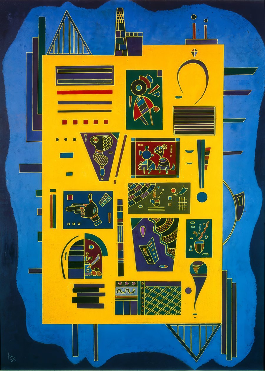 Um conglomerado de Wassily Kandinsky