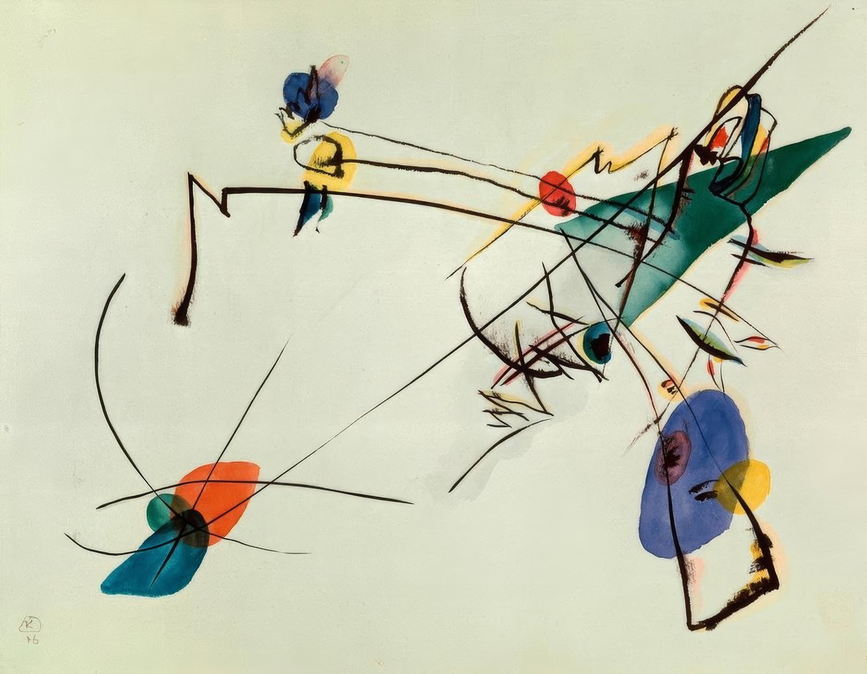 Simplesmente aquarela de Wassily Kandinsky