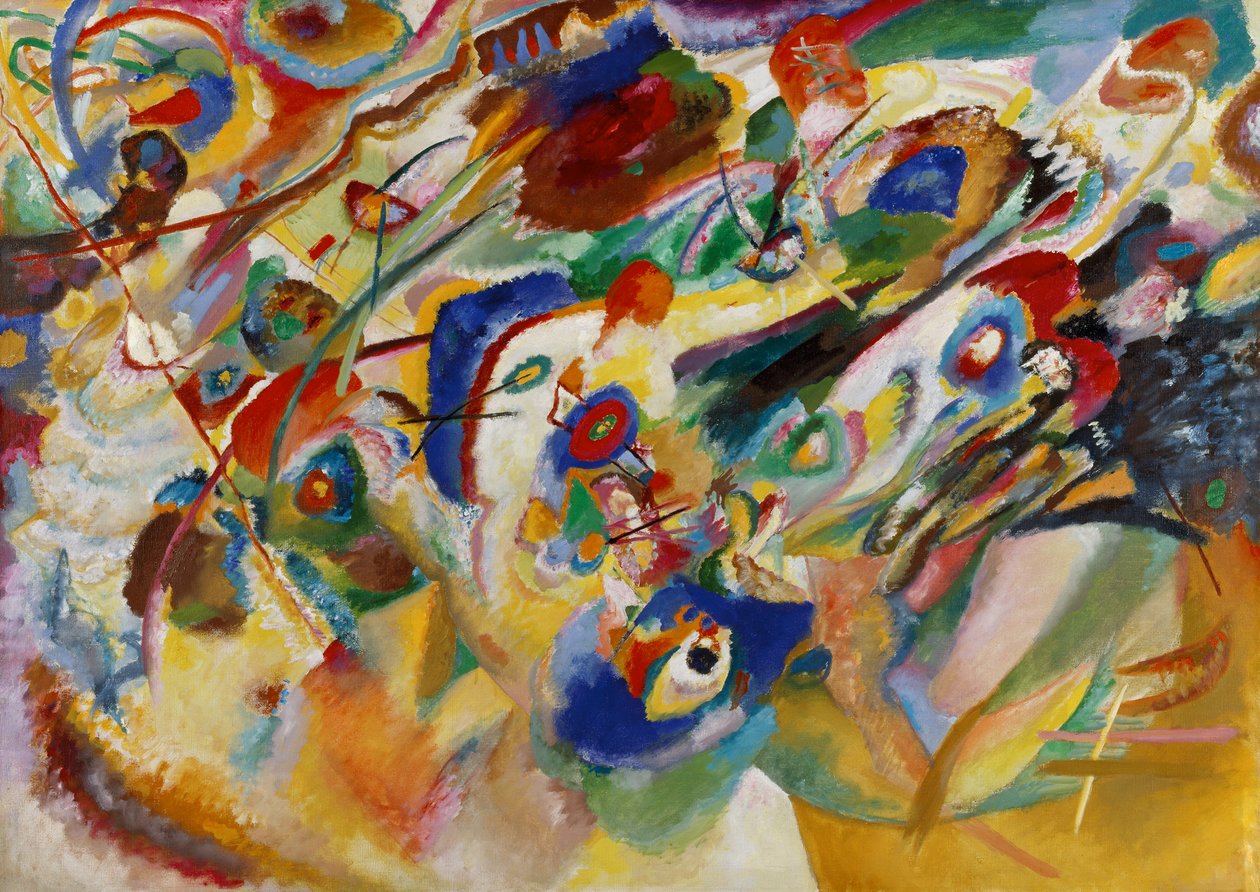 Estudo 2 para Composição VII de Wassily Kandinsky
