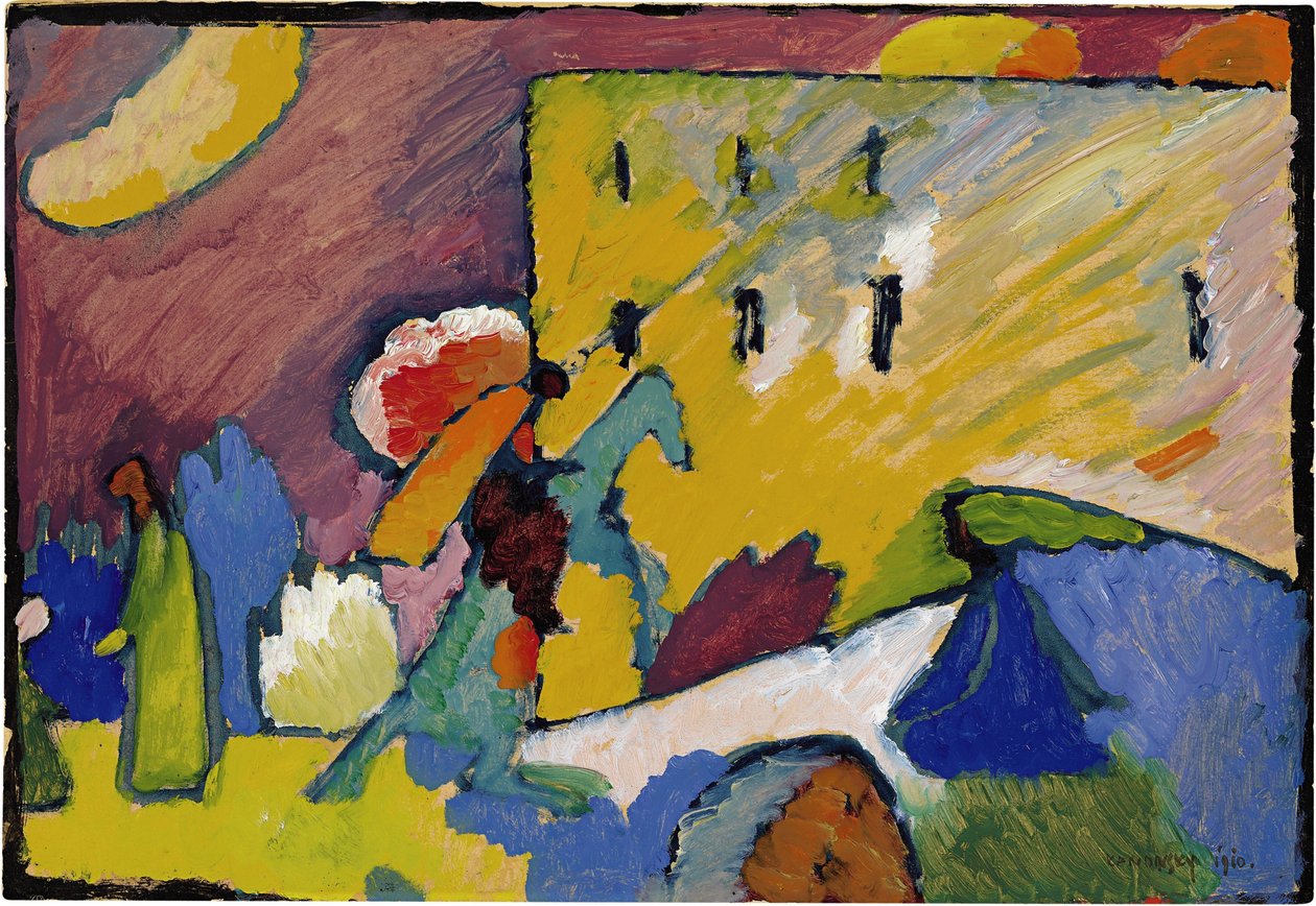 "" Estudo para improvisação 3 "" Pintura de Vassily Kandinsky de Wassily Kandinsky