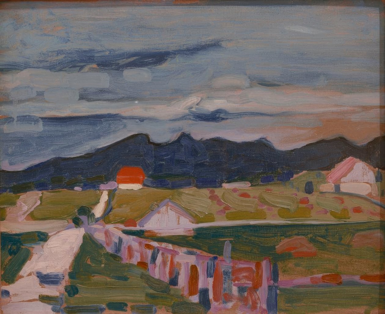 Campos em Murnau de Wassily Kandinsky
