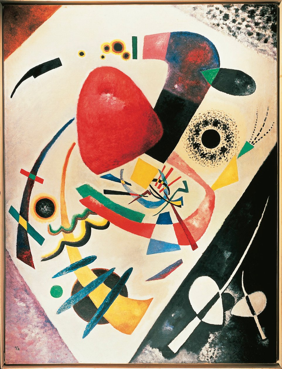 Alemanha, Munique, Red Spot de Wassily Kandinsky