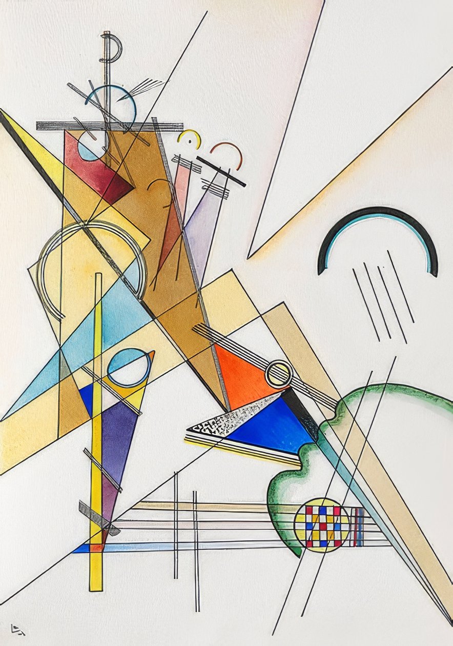 Tecido. 1923 de Wassily Kandinsky