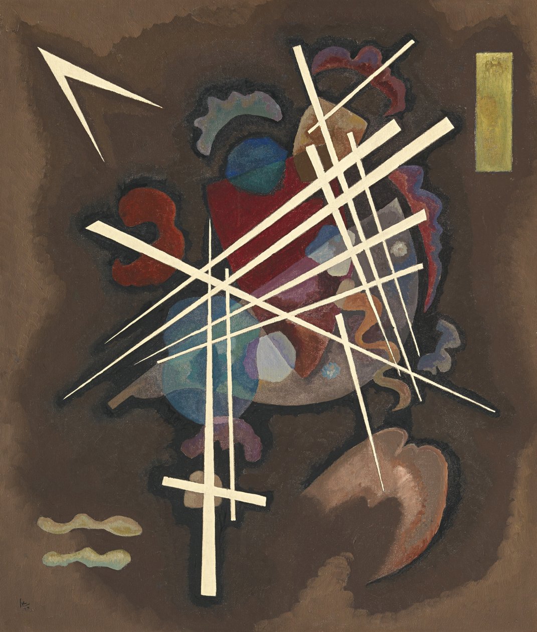 Rede em forma de grade, 1927 de Wassily Kandinsky