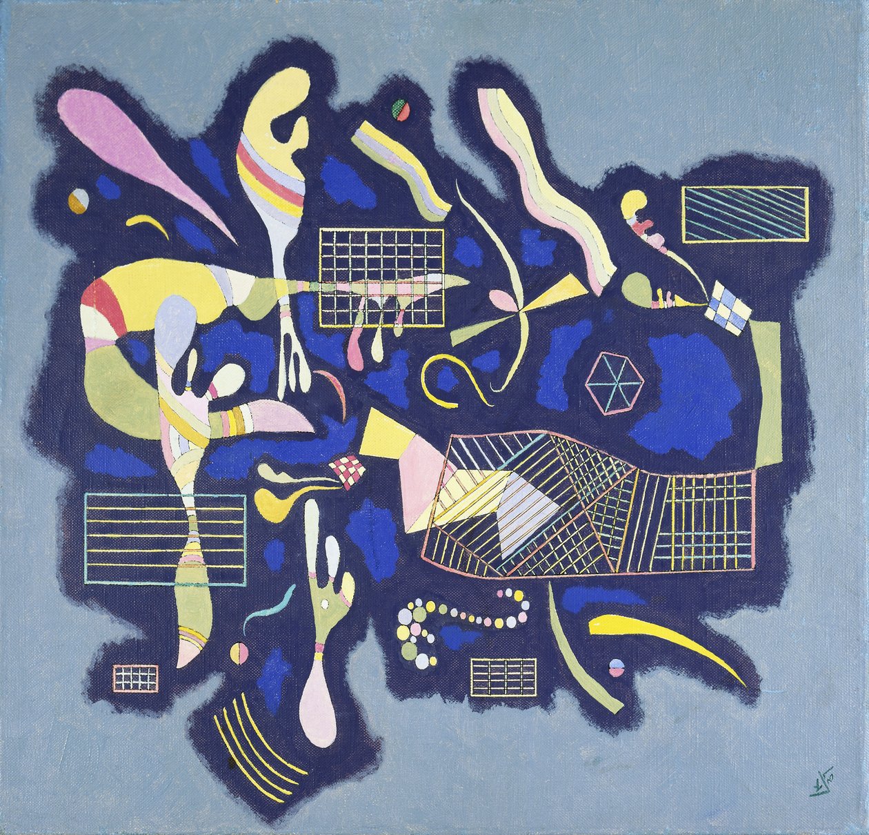 Grelhadores e outros; Grids e outros de Wassily Kandinsky