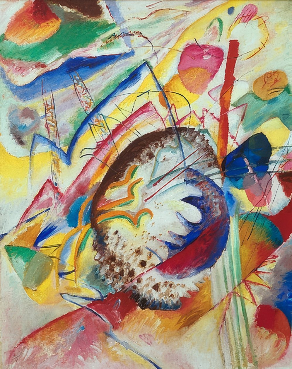 Ótimo estudo. 1914 de Wassily Kandinsky