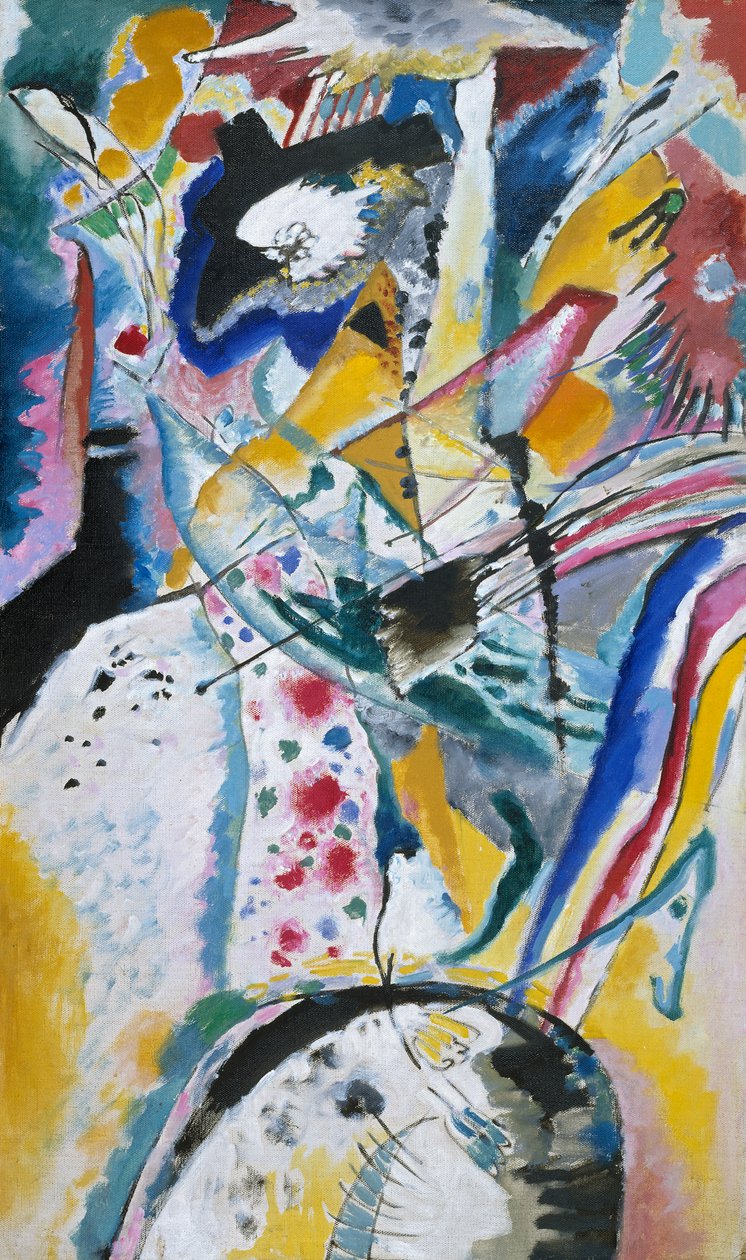 Estudo de grandes dimensões para um mural destinado a Edwin R. Campbell (verão) de Wassily Kandinsky
