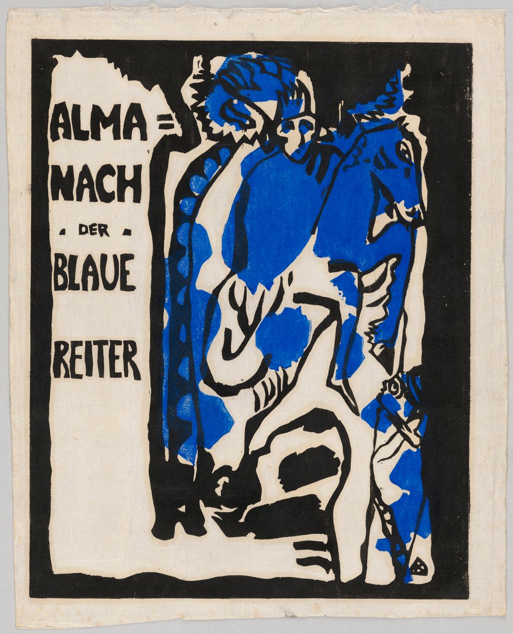 Holzschnitt für den Almanach "Der Blaue Reiter" de Wassily Kandinsky