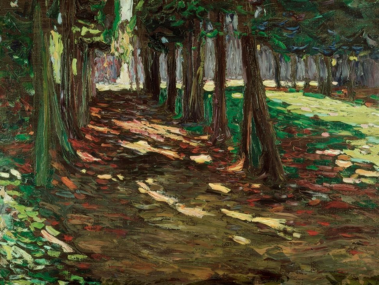 No parque de Saint Cloud de Wassily Kandinsky