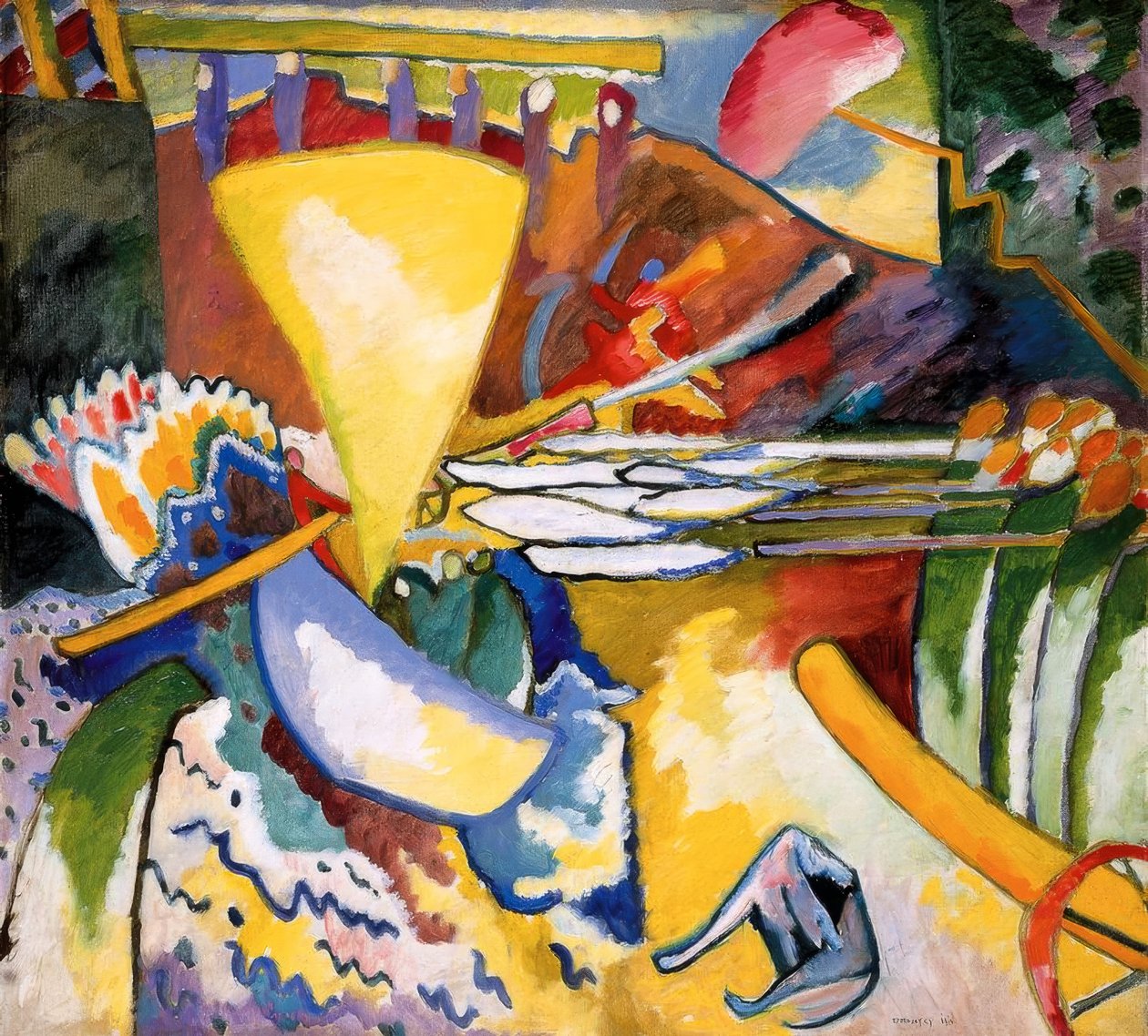 paisagem de Wassily Kandinsky
